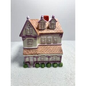 Karen Carson‎ Martha's Vineyard Victorian House Night Light Ceramic Figurine